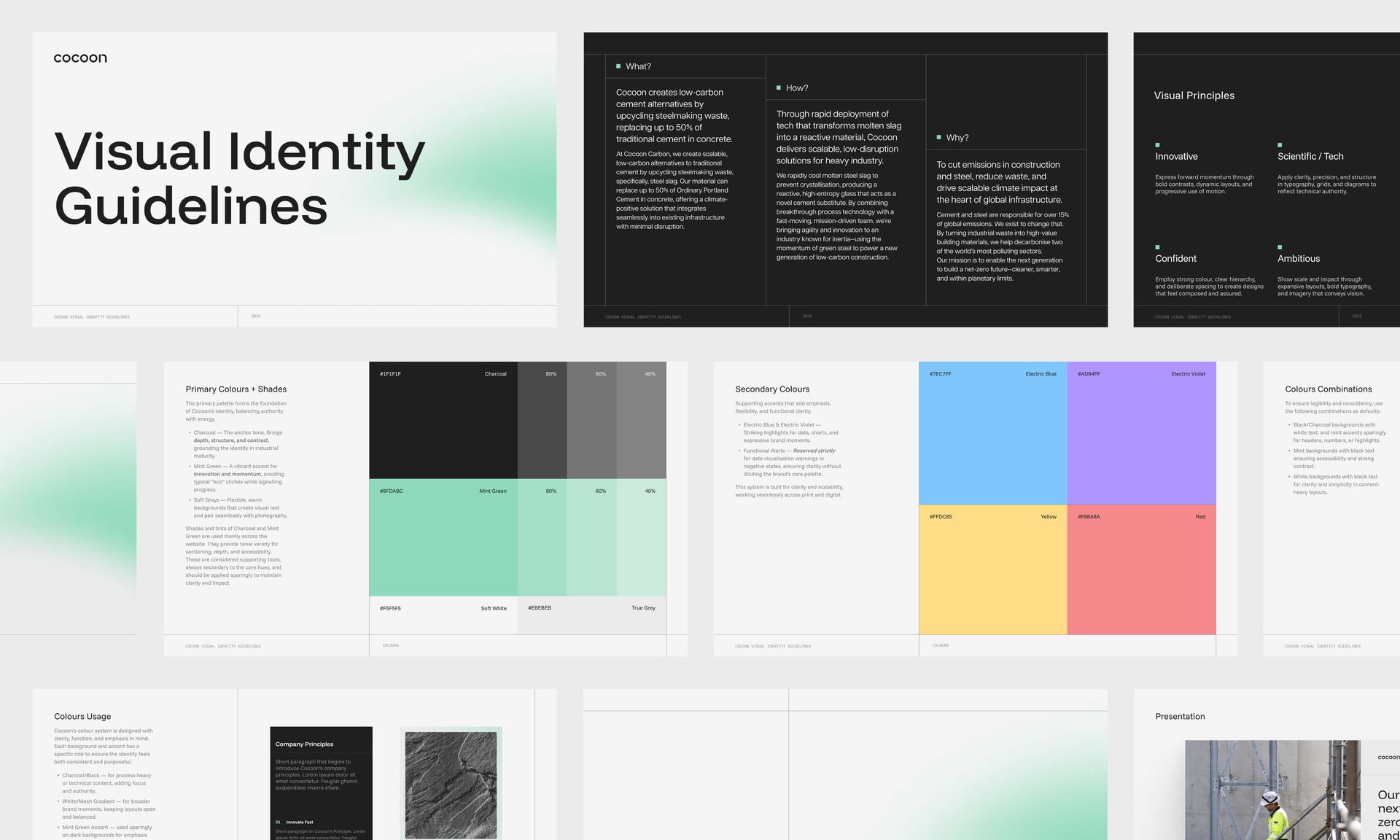 Cocoon design visual system