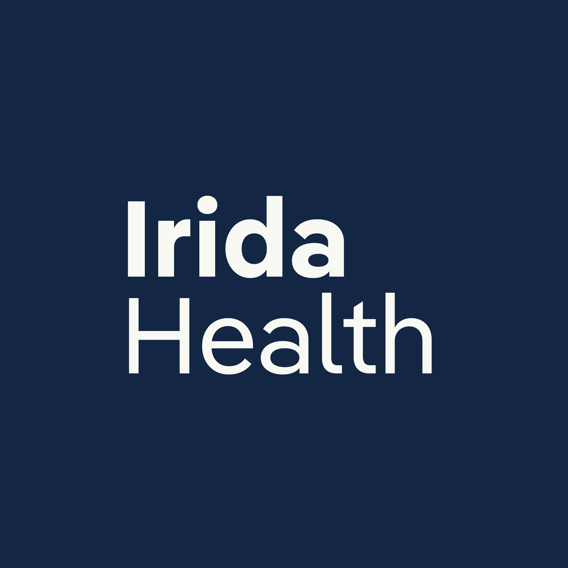 Irida Health Typography examples