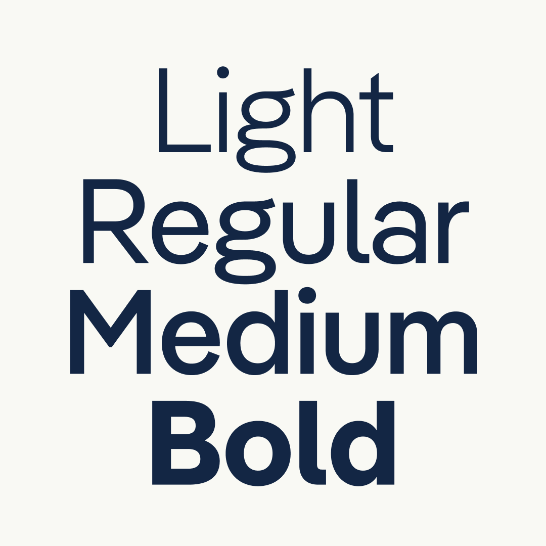 Irida typography example