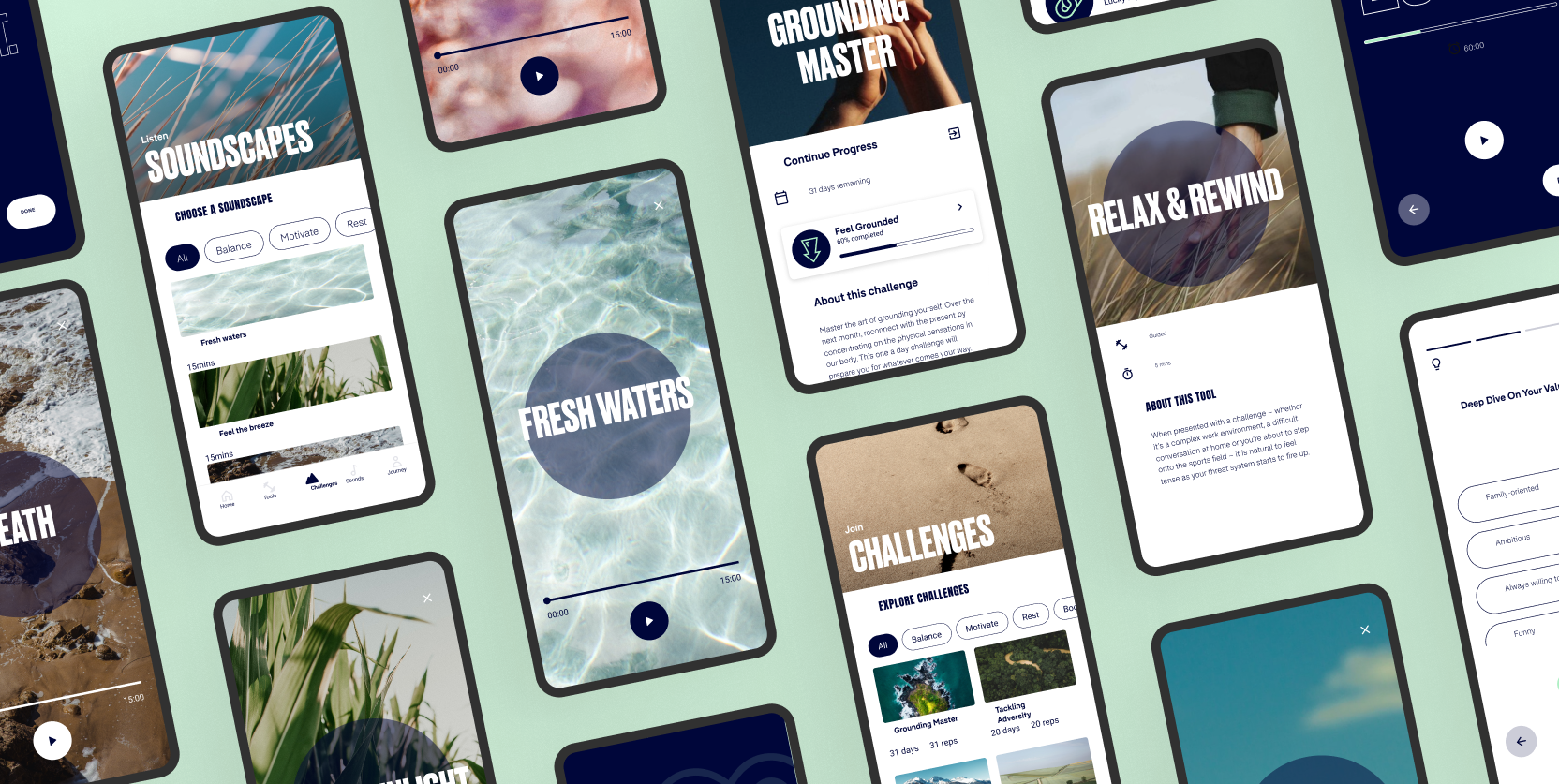 Mobile phones with Peak State app