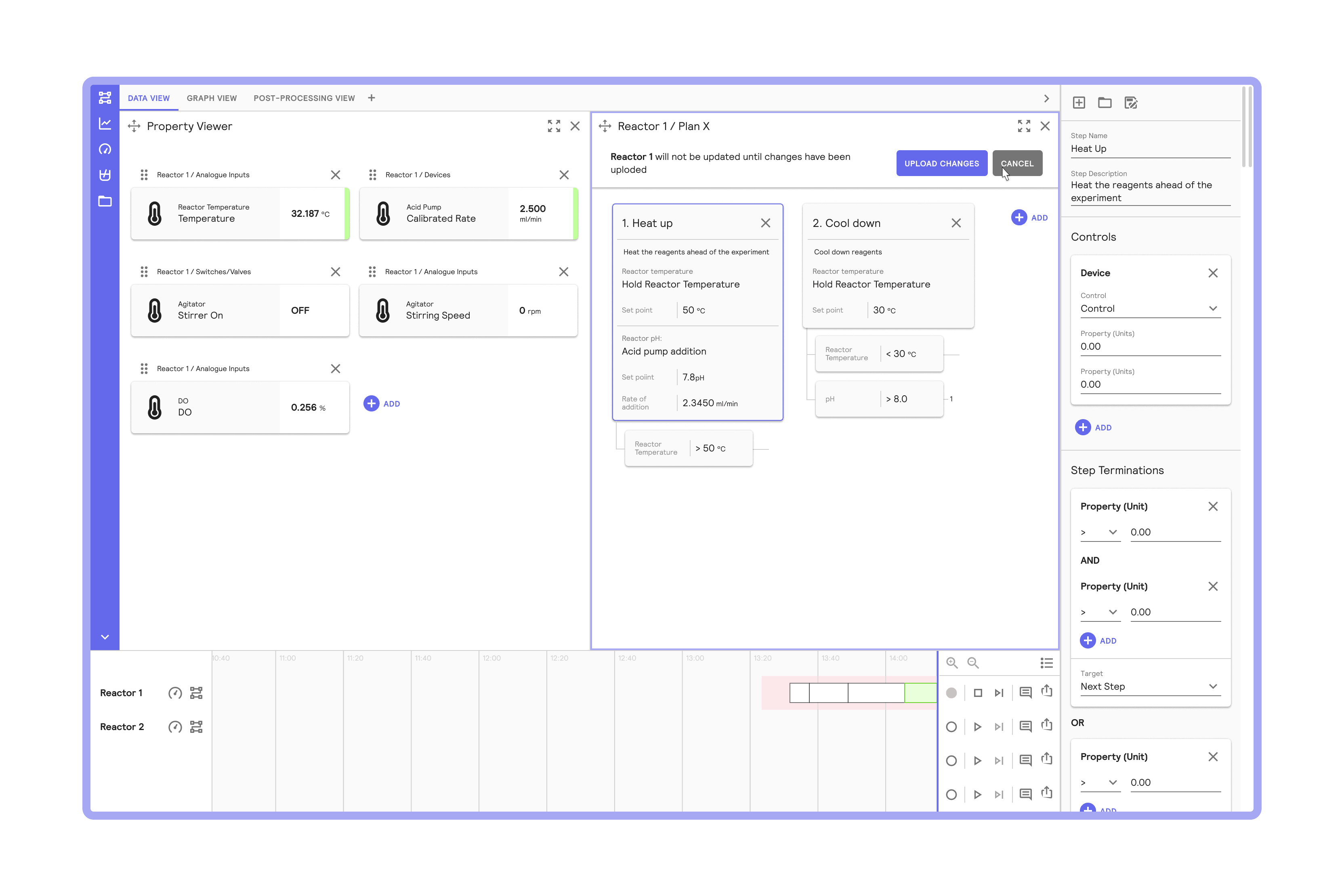 H.E.L software screen